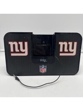 Portable iHip Stereo Speakers Phone PC Battery AC NFL New York Giants Football